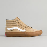 Vans SK8-Hi Pro Shoes - Khaki / Gum thumbnail