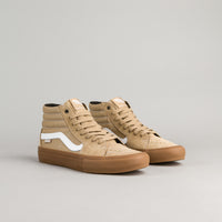 Vans SK8-Hi Pro Shoes - Khaki / Gum thumbnail