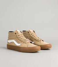 Khaki vans sk8 hi best sale