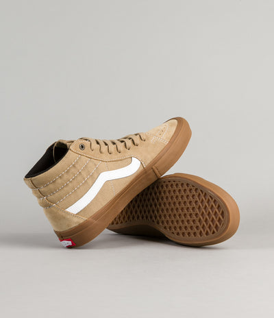 Vans SK8-Hi Pro Shoes - Khaki / Gum