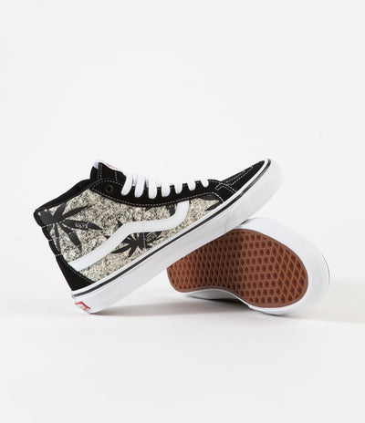 Vans Sk8-Hi Reissue Shoes - (Grosso) '84 Black / Palms