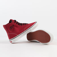 Vans Skate Authentic High LTD Shoes - (Andrew Allen) Red / Hockey thumbnail