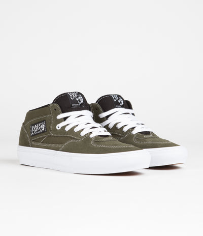 Vans Skate Half Cab Shoes - Dark Olive