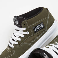 Vans Skate Half Cab Shoes - Dark Olive thumbnail