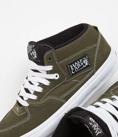 Vans Skate Half Cab Shoes - Dark Olive