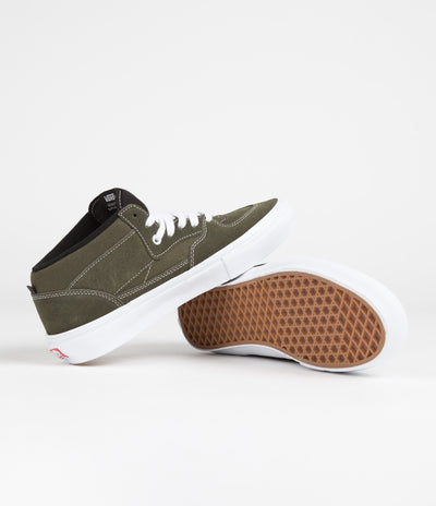 Vans Skate Half Cab Shoes - Dark Olive