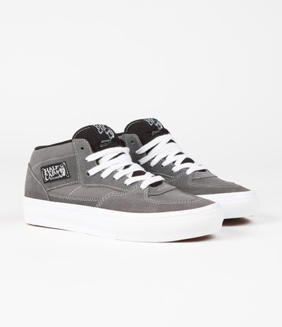 Vans Skate Half Cab Shoes - Grey / White