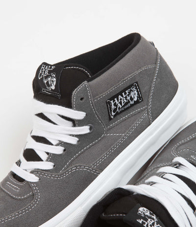 Vans Skate Half Cab Shoes - Grey / White