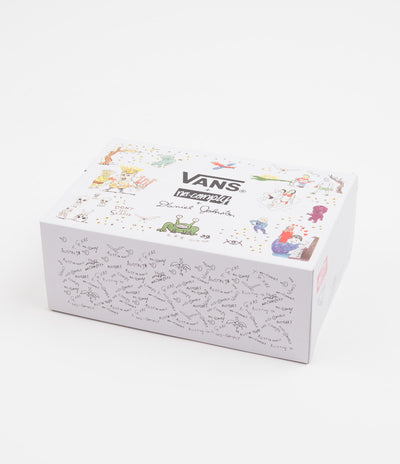 Vans Skate Half Cab Shoes - (No Comply x Daniel Johnston) White / Multi