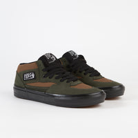 Vans Skate Half Cab Shoes - (Nubuck) Beef / Broccoli thumbnail