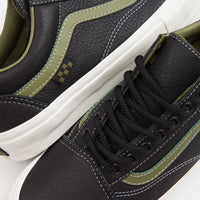 Vans Skate Old Skool Shoes - Butter Leather Black / Green thumbnail