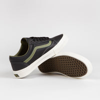 Vans Skate Old Skool Shoes - Butter Leather Black / Green thumbnail