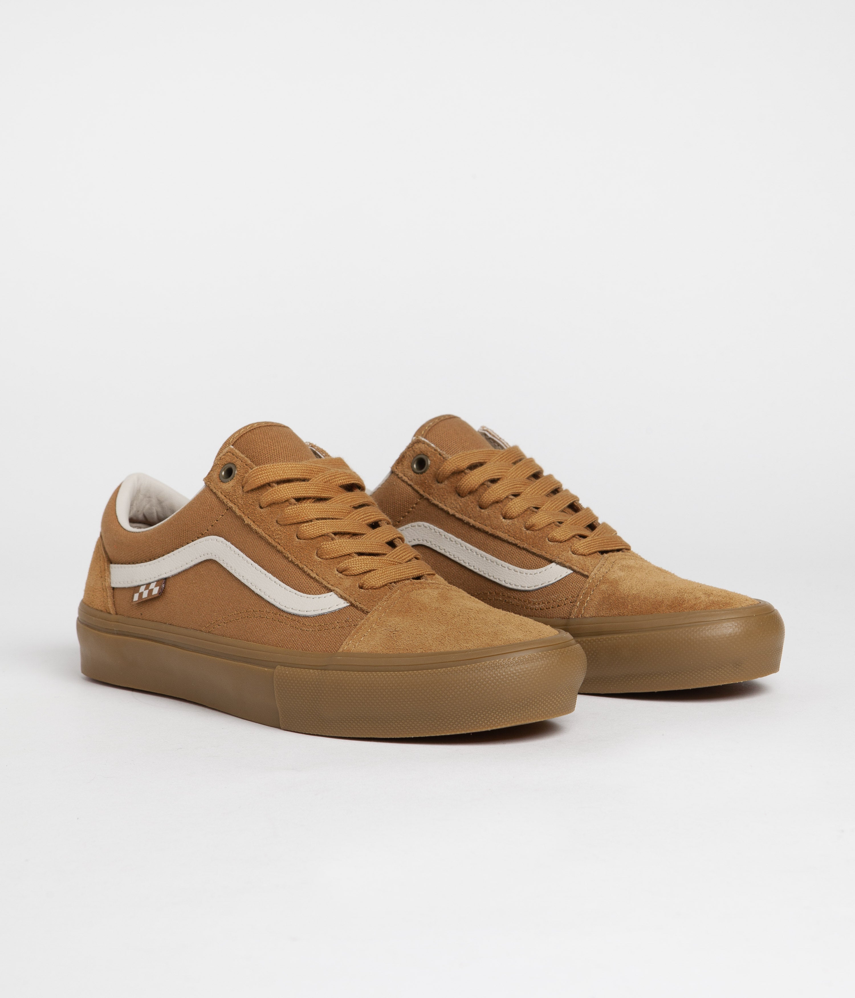 Vans Skate Old Skool Shoes - Light Brown / Gum | Flatspot