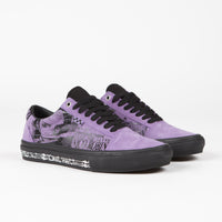 Vans Skate Old Skool Shoes - (One Piece Wanted Nico) Robin Purple thumbnail