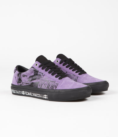 Vans Skate Old Skool Shoes - (One Piece Wanted Nico) Robin Purple