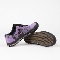 Vans Skate Old Skool Shoes - (One Piece Wanted Nico) Robin Purple thumbnail