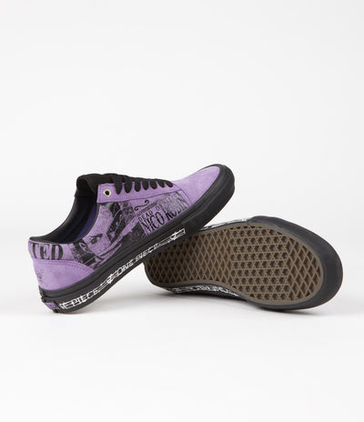 Vans Skate Old Skool Shoes - (One Piece Wanted Nico) Robin Purple