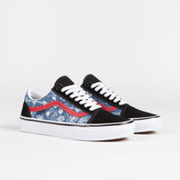 Vans Skate Old Skool VCU Shoes - (Gigliotti) Black / Blue thumbnail