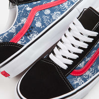 Vans Skate Old Skool VCU Shoes - (Gigliotti) Black / Blue thumbnail