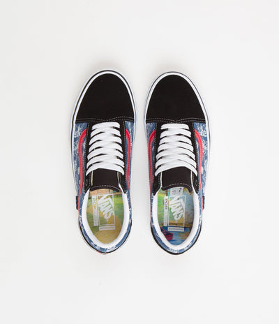 Vans Skate Old Skool VCU Shoes - (Gigliotti) Black / Blue