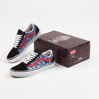 Vans Skate Old Skool VCU Shoes - (Gigliotti) Black / Blue thumbnail