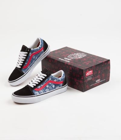 Vans Skate Old Skool VCU Shoes - (Gigliotti) Black / Blue