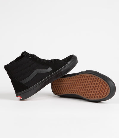 Vans Skate SK8-Hi Shoes - Black / Black