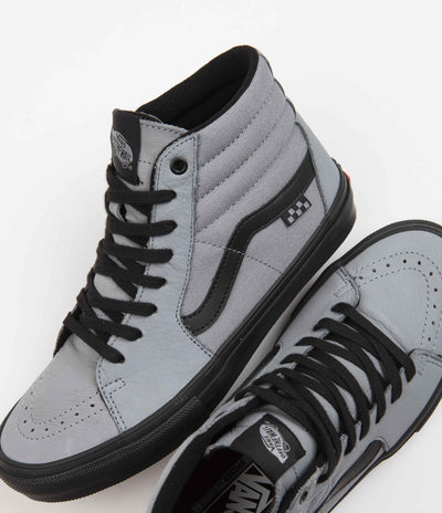 Vans Skate SK8-Hi Shoes - Nubuck Washed Blue / Black