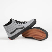 Vans Skate SK8-Hi Shoes - Nubuck Washed Blue / Black thumbnail