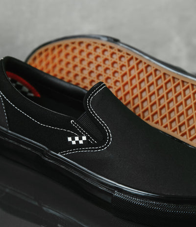 Vans Skate Slip-On Shoes - (TecTuff) Black