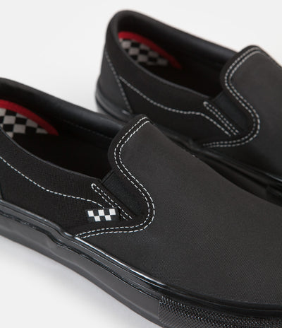 Vans Skate Slip-On Shoes - (TecTuff) Black