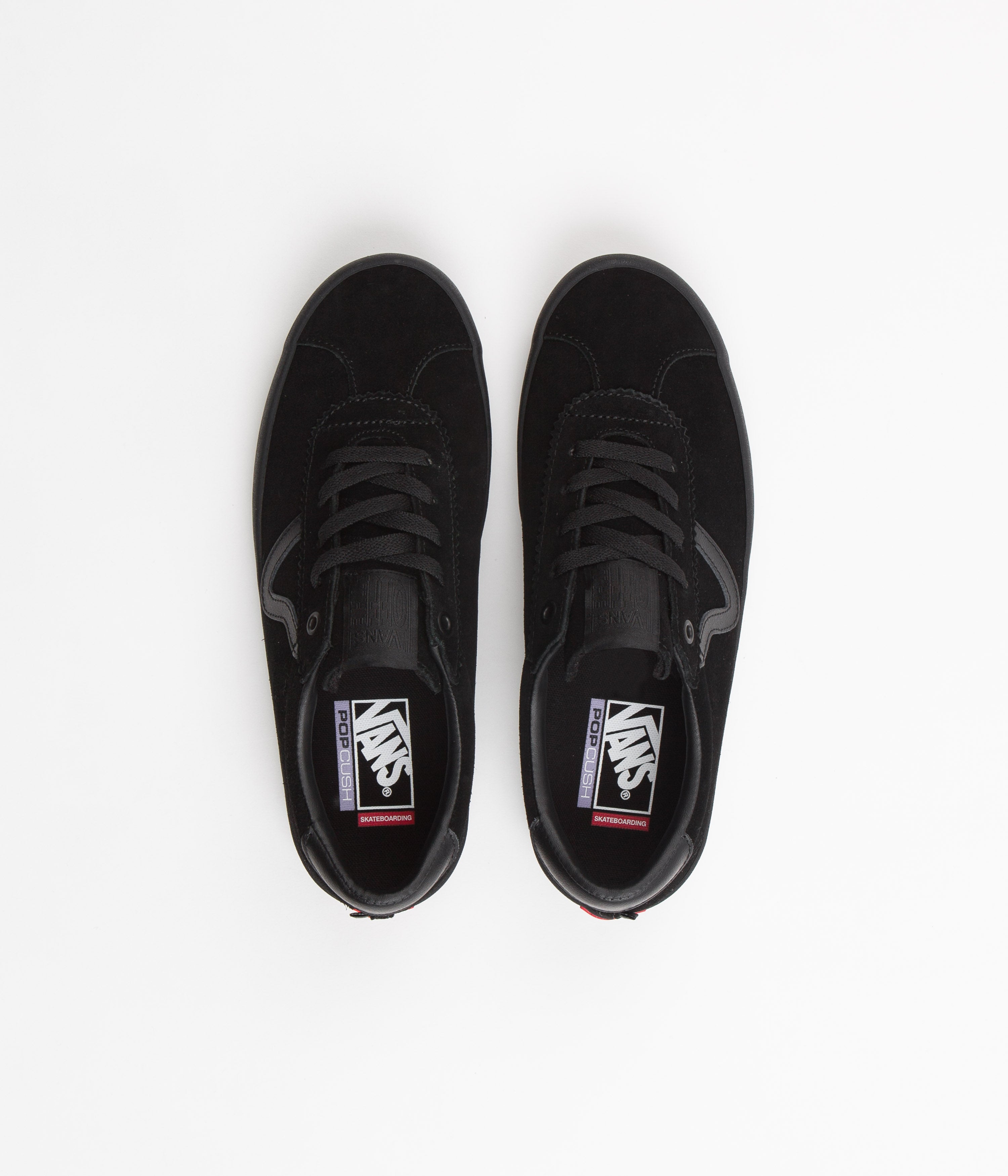 Vans Skate Sport Shoes Black / Black Flatspot