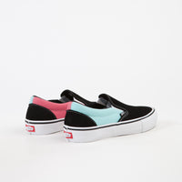 Vans Slip On Pro Asymmetry Shoes - Black / Blue / Rose thumbnail