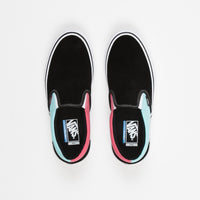 Vans Slip On Pro Asymmetry Shoes - Black / Blue / Rose thumbnail