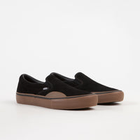 Vans Slip On Pro Shoes - (Rubber) Black / Gum thumbnail