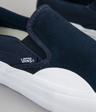 Vans Slip On Pro Shoes - (Rubber) Dress Blues / White