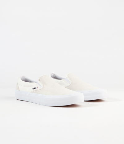 Vans Slip-On Pro Shoes - (Rubber Print) Marshmallow