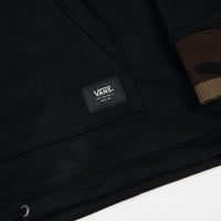 Vans Versa DX Quarter Zip Sweatshirt - Black / Camo thumbnail