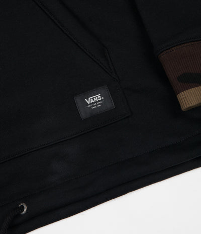 Vans Versa DX Quarter Zip Sweatshirt - Black / Camo