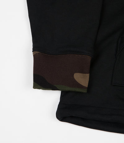 Vans Versa DX Quarter Zip Sweatshirt - Black / Camo