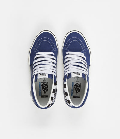 Vans x Alltimers Sk8-Mid Pro Shoes - True Navy / Classic White