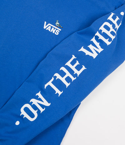 Vans x Anti Hero On The Wire Long Sleeve T-Shirt - Royal Blue