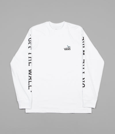 Vans x Anti Hero On The Wire Long Sleeve T-Shirt - White