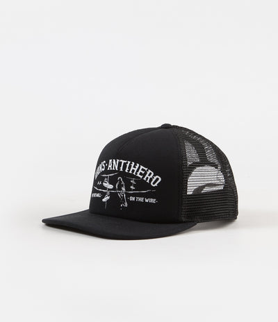 Vans x Anti Hero Wired Trucker Cap - Black / Zinnia