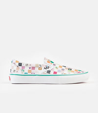 Vans x Frog Skate Slip-On Shoes - White / White