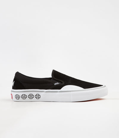 Vans x Independent Slip On Pro Shoes - Black / White