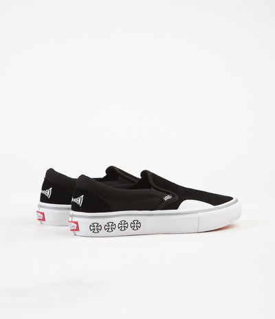 Vans x Independent Slip On Pro Shoes - Black / White