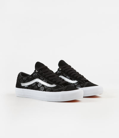 Vans x Independent Style 36 Pro Shoes - Black / Silver