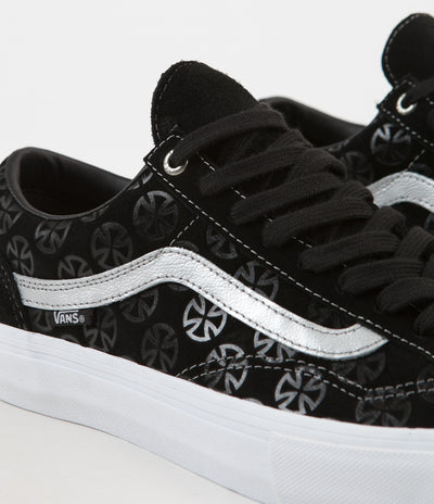 Vans x Independent Style 36 Pro Shoes - Black / Silver