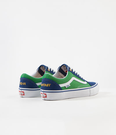 Vans x Sci-Fi Fantasy Old Skool Pro Shoes - True Blue / Green